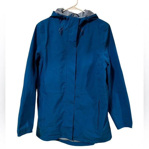 Lands End blue windbreaker jacket - Picture 2 of 8